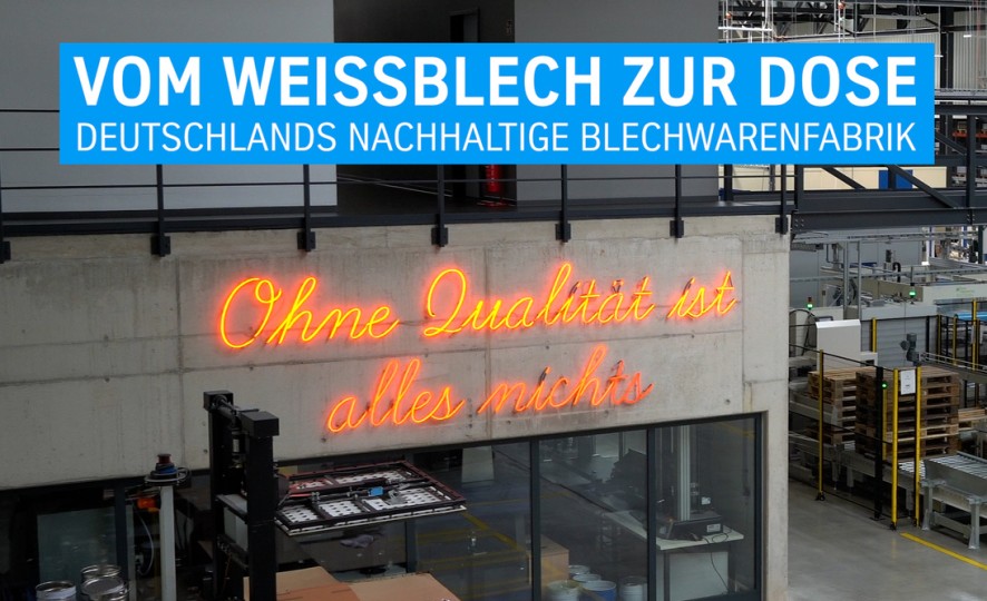 Vom Weißblech zur Dose: So modern produziert die Blechwarenfabrik Limburg Weißblechverpackungen Vom Weißblech zur Dose: So modern produziert die Blechwarenfabrik Limburg Weißblechverpackungen