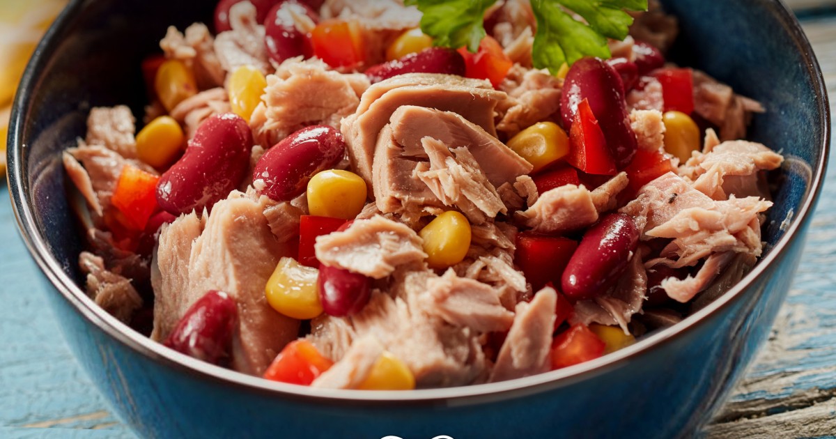 Bohnen-Mais-Salat mit Thunfisch