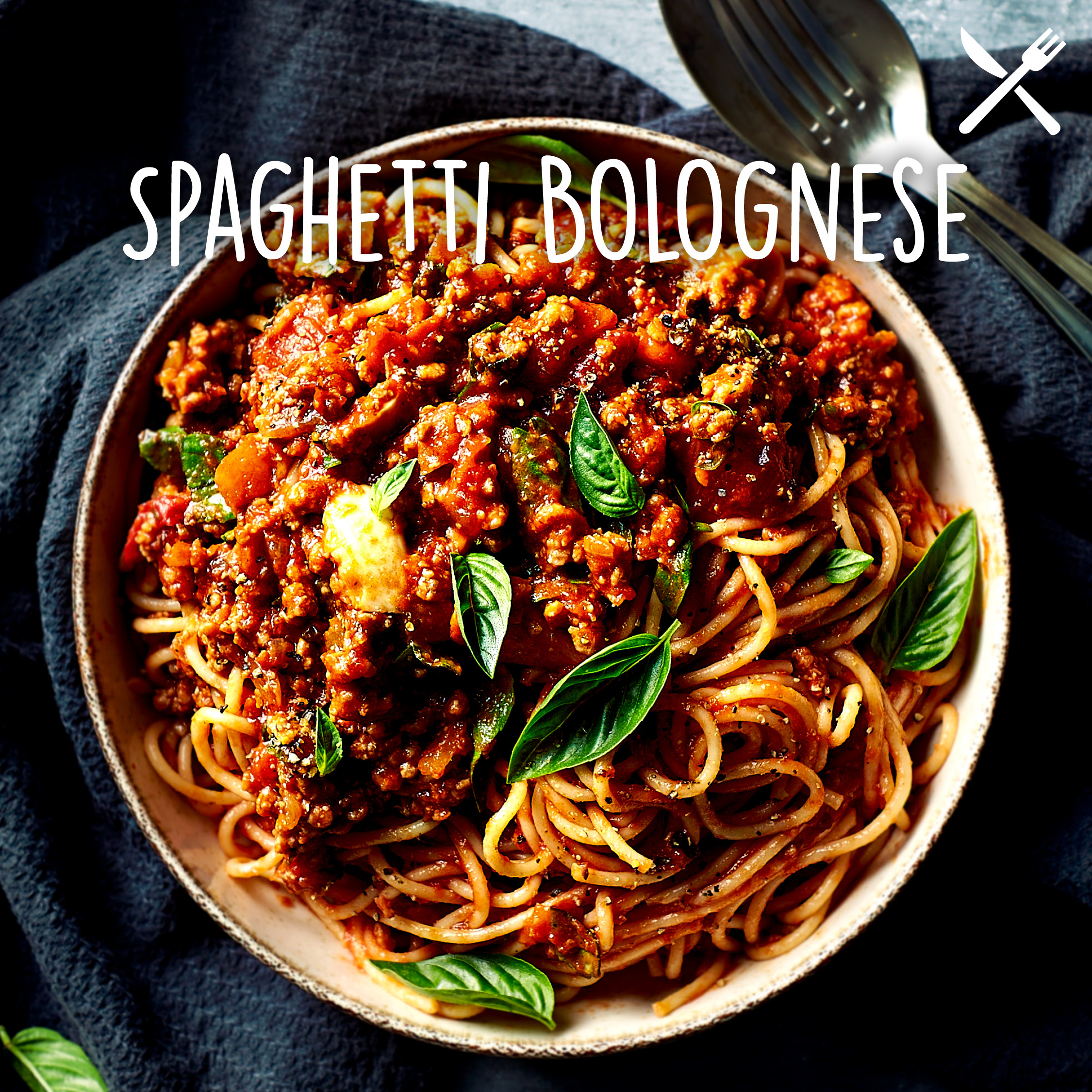 Spaghetti Bolognese mit Tomaten aus der Dose