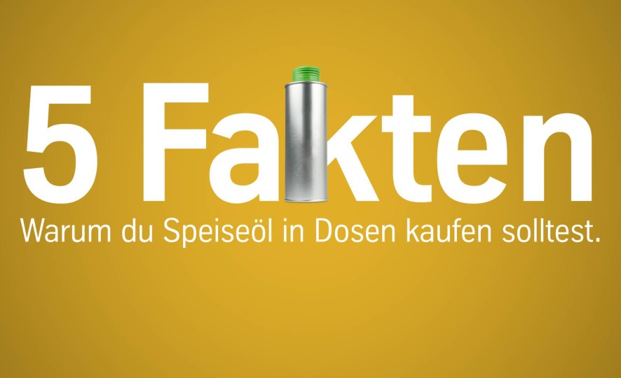 Video 5 Fakten: Warum du Speiseöl in Dosen kaufen solltest Video 5 Fakten: Warum du Speiseöl in Dosen kaufen solltest